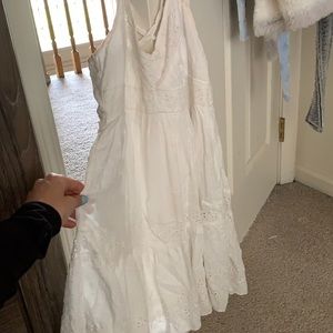 American Eagle White Shift Dress